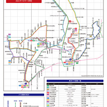 東洋バス路線図 2022年10月1日版