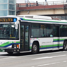 京成バス千葉セントラル2036号車 東京ベイシティ交通カラーのいすゞエルガ