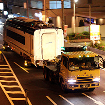 AE形 印旛車両基地へ陸送