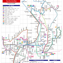 東洋バス路線図 2014年1月7日版