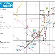 千葉シーサイドバス路線図 2016年4月1日版