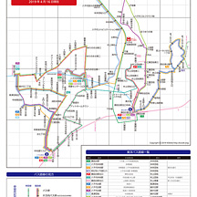 東洋バス路線図 2019年4月16日版