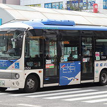 京成バスE504号車 カモメカラーの日野ポンチョ