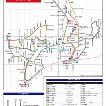 東洋バス路線図 2022年5月1日版