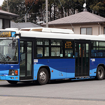 ちばレインボーバス197号車 リゾートカラーの日野ブルーリボン