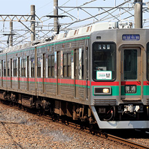 芝山鉄道3500形 引退記念ヘッドマークを掲出